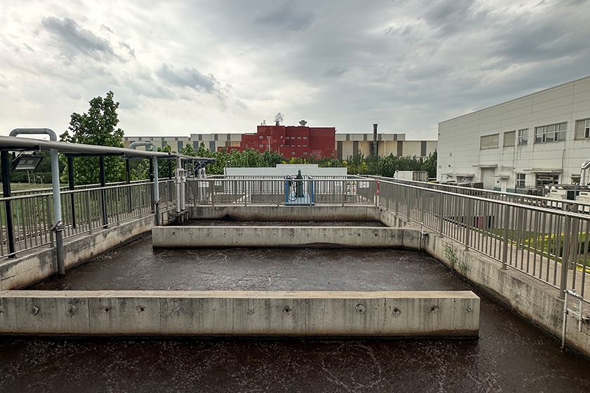 A milk tea wastewater treatment station project